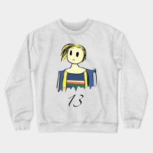 13th doctor cartoon Crewneck Sweatshirt